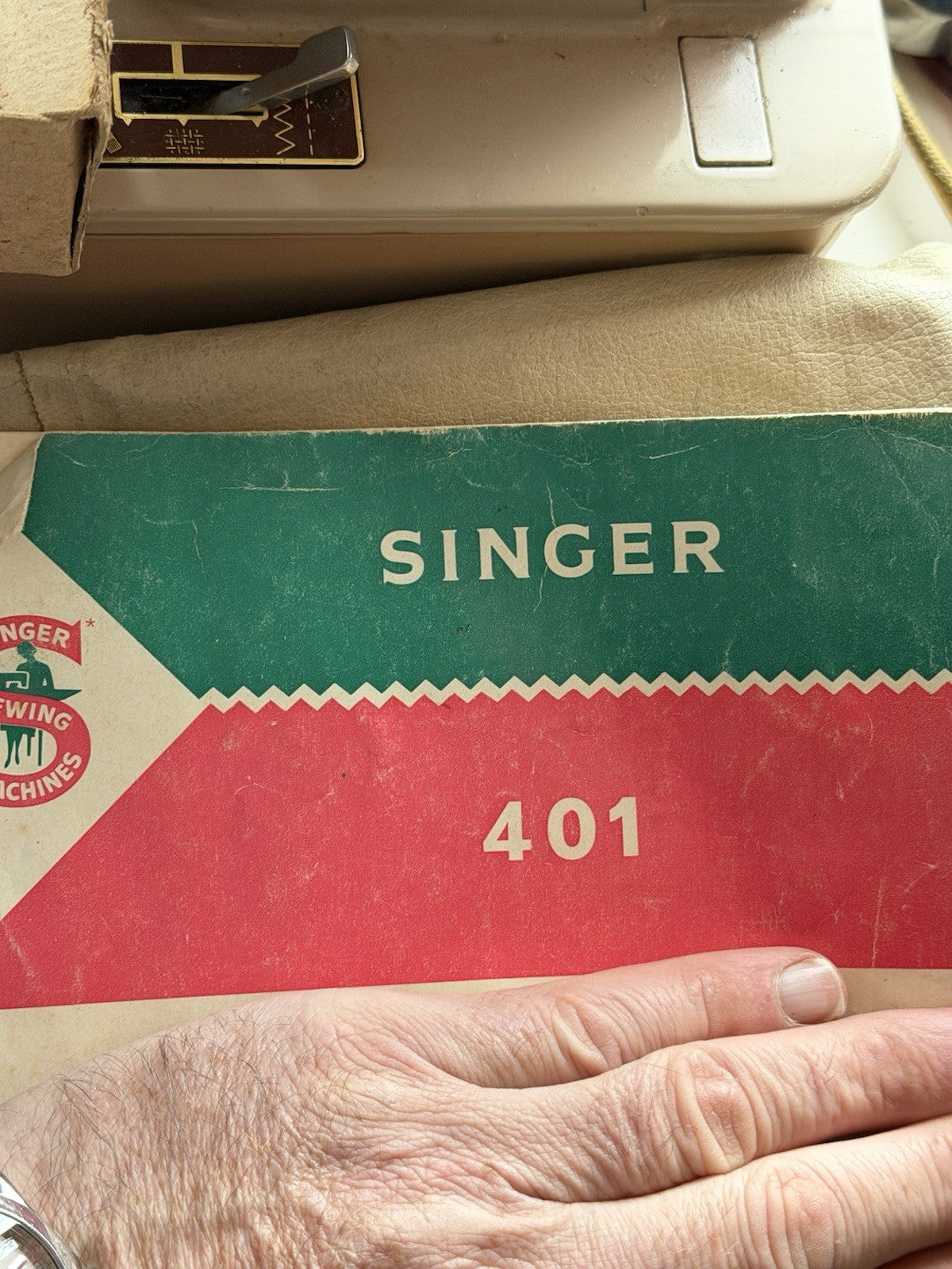 Singer 401G Slant-O-Matic Sewing Machine Germany – Complete with Accessories