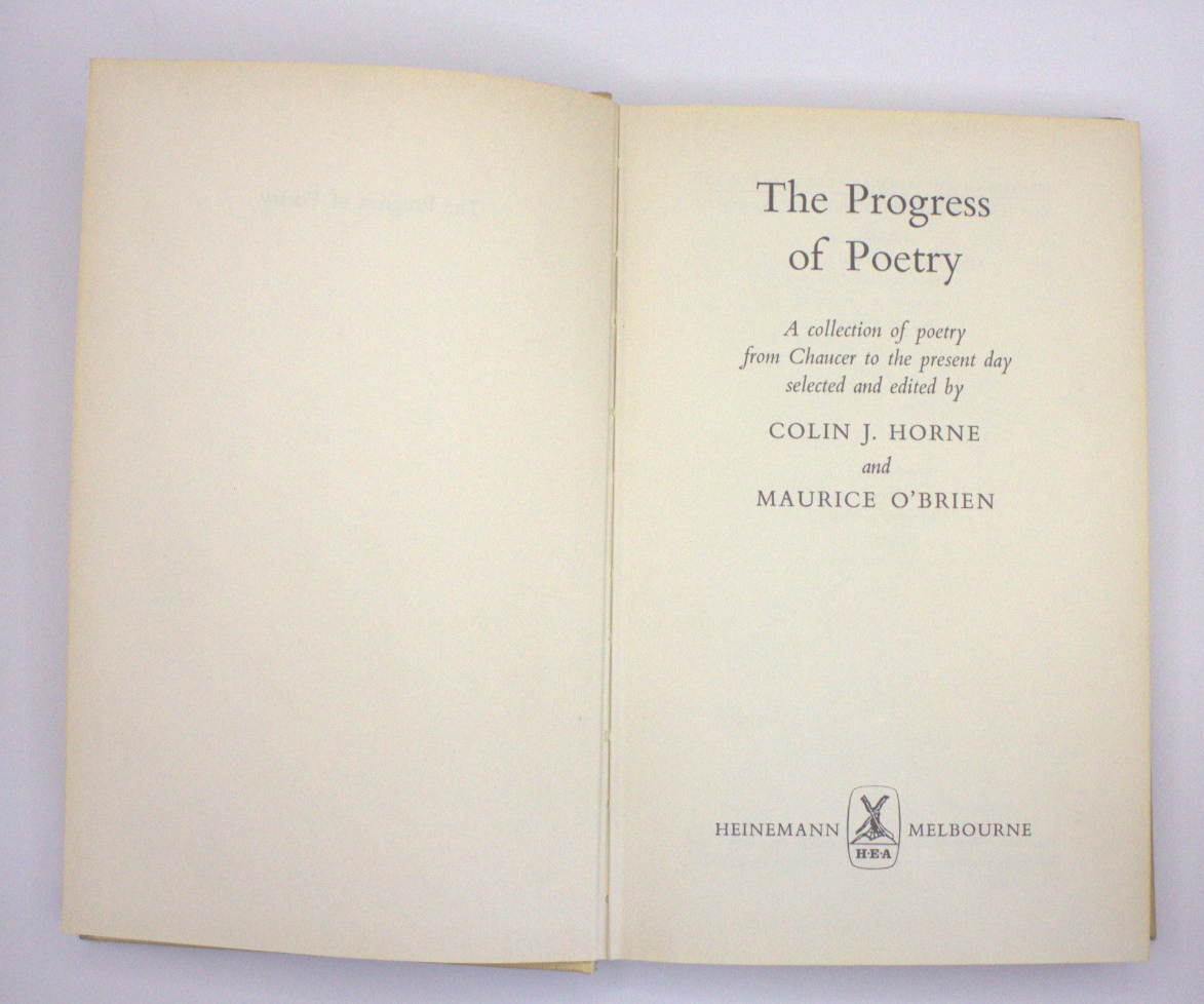 Poetry Starter Library – 6-Book Vintage Set (1930–1973) – Great Mix of Styles