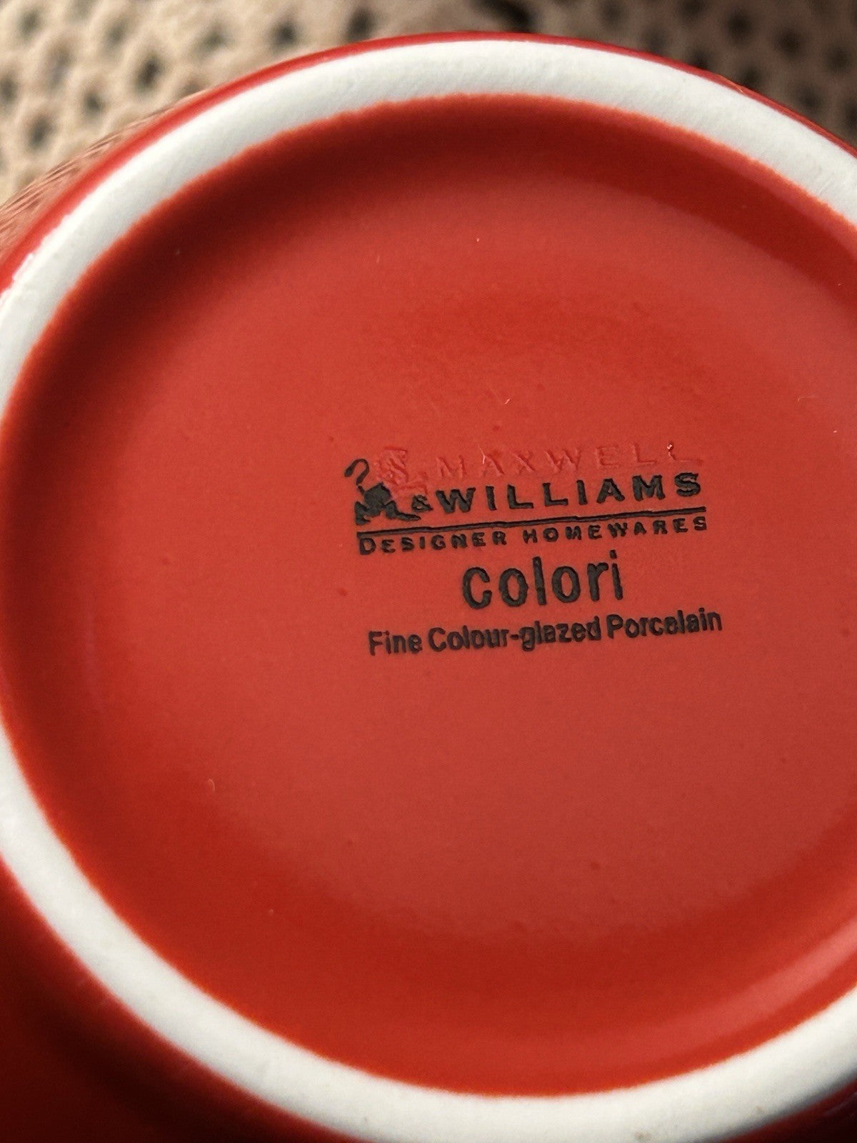 Maxwell & Williams Café Collection Red & Black Coffee/Tea Set 