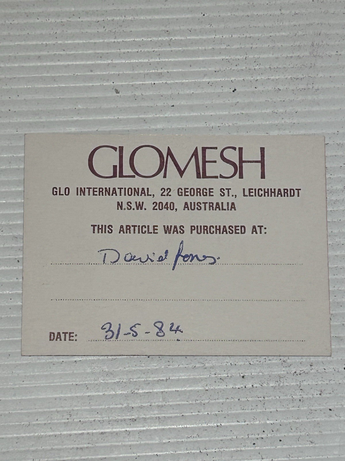 Vintage Glomesh Bag & Purse Set 1984 David Jones Unused w/ Box & Tags Australia