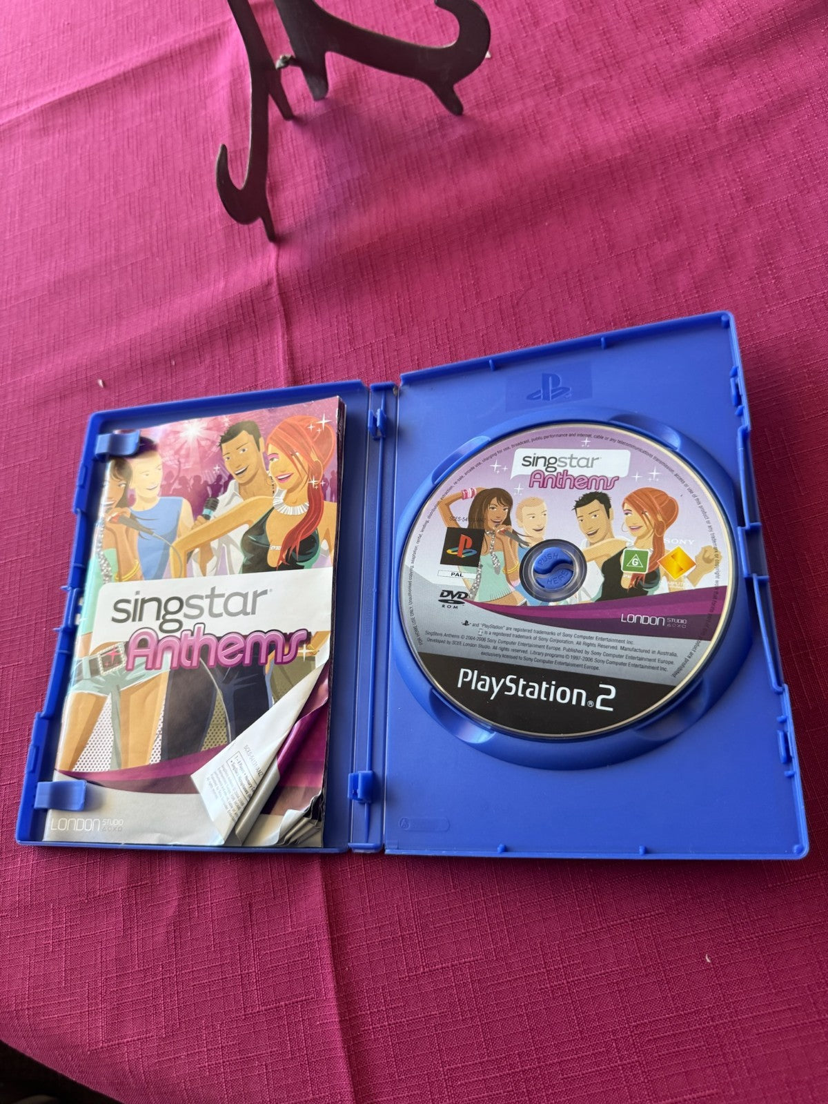 SingStar Anthems PS2 PAL – Karaoke Party Game – Complete w/ Manual | 2007