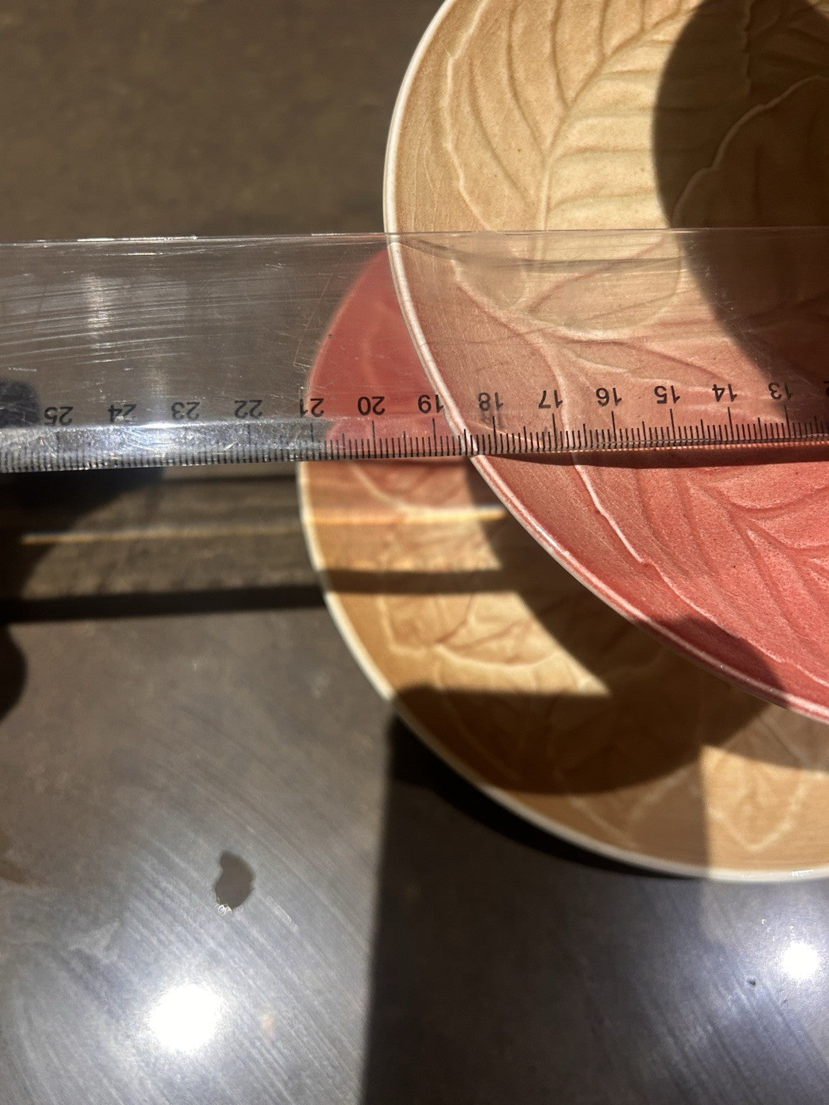 Royal Winton Grimwades Leaf Design 3 Tier Cake Stand Vintage England