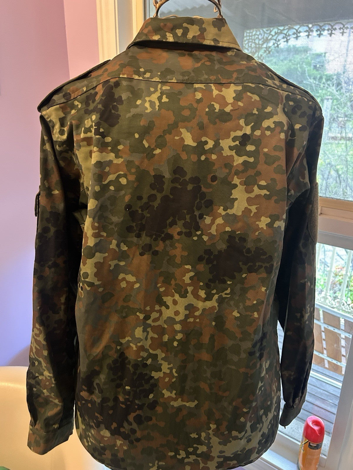 German Army Flecktarn Field Jacket BW Combat Shirt 2012 Size Gr.7 7585/9500