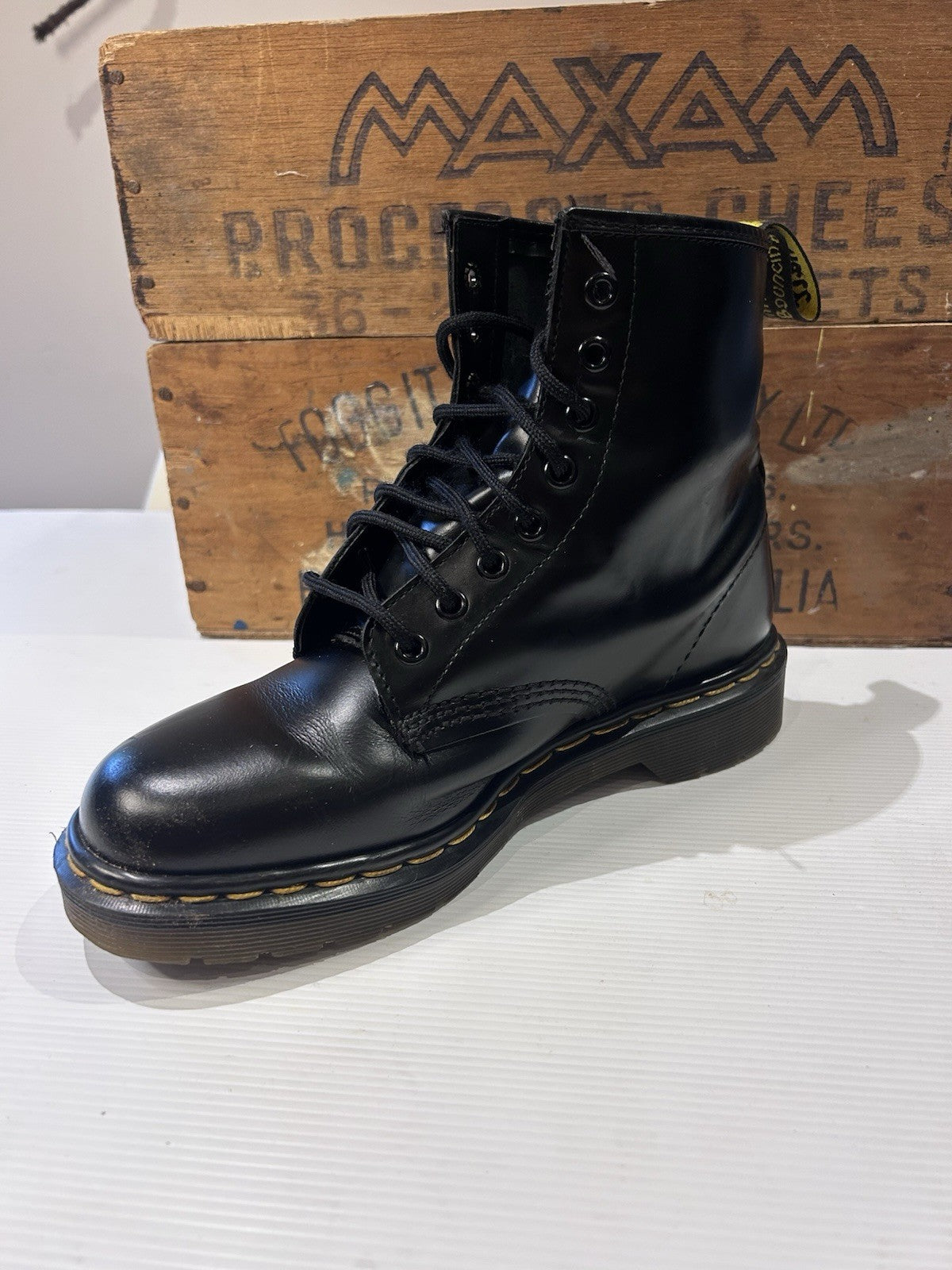 Dr. Martens 1460 UK8/Euro 42 Made in England Boots | MIE Black Smooth Leather