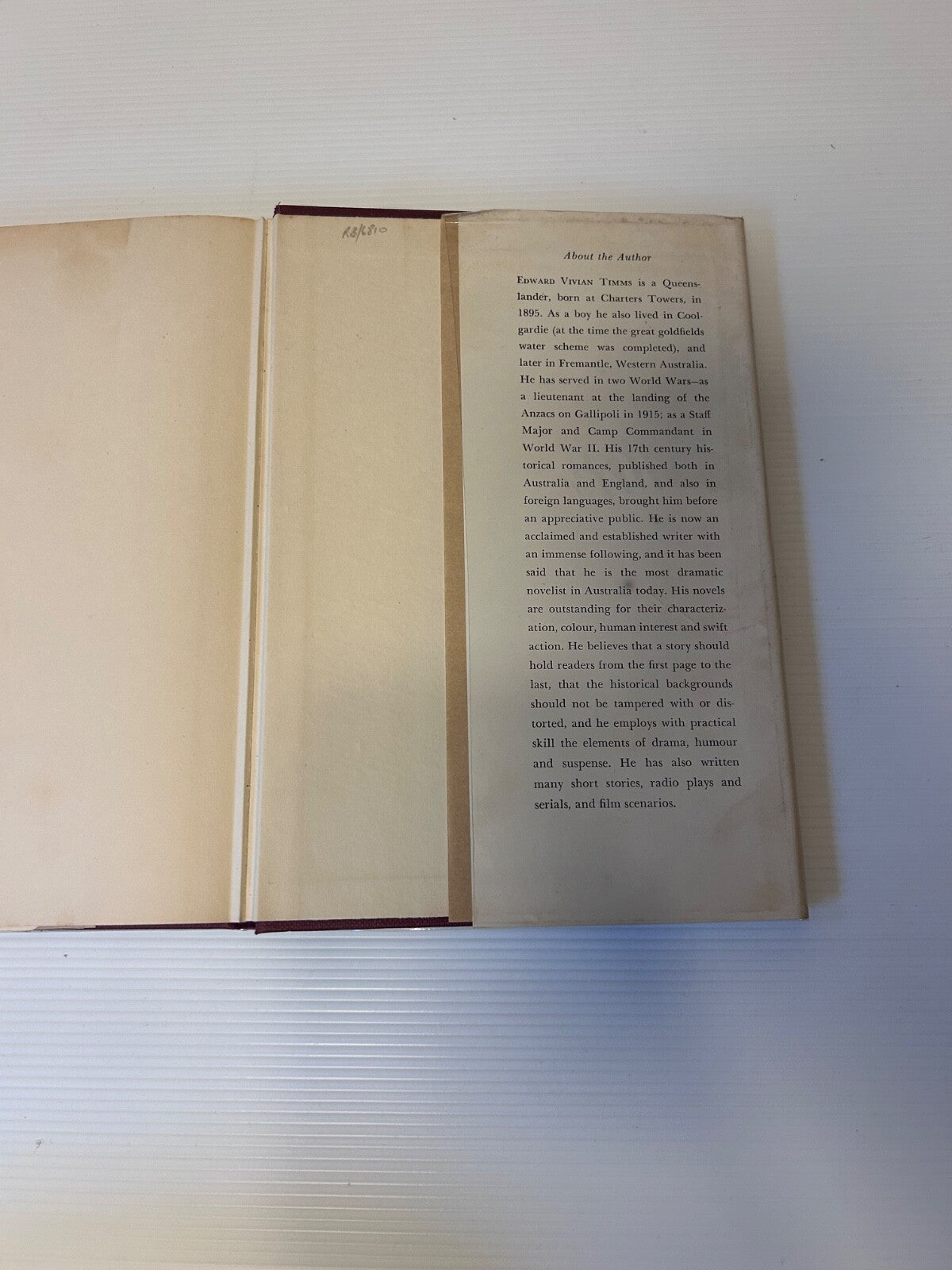 Robina by E.V. Timms 1958 1st Ed HC DJ Angus & Robertson Historical Novel