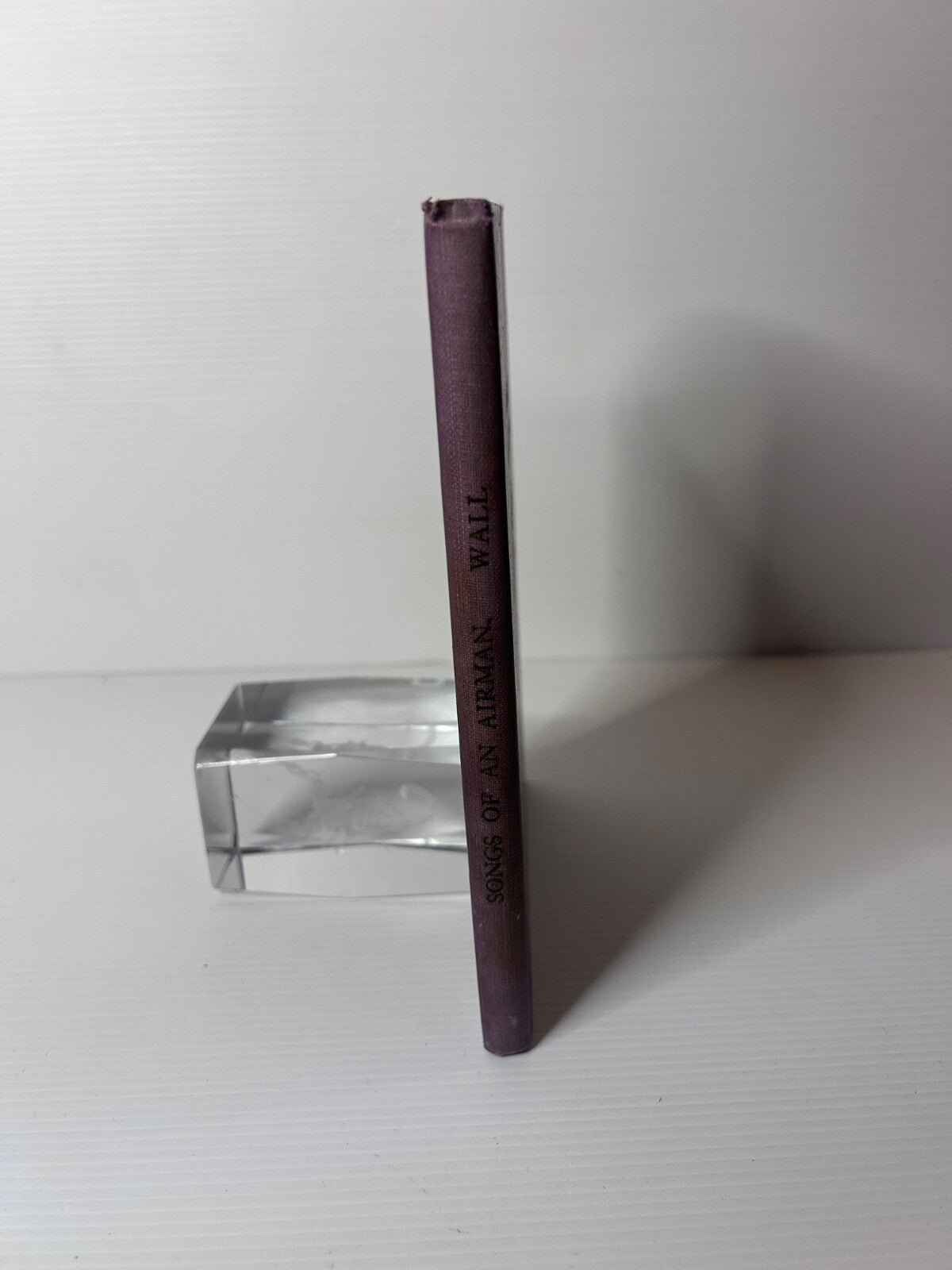 Songs of an Airman Geoffrey Wall 1917 WWI Poetry RAAF Memoir 2nd Ed HC