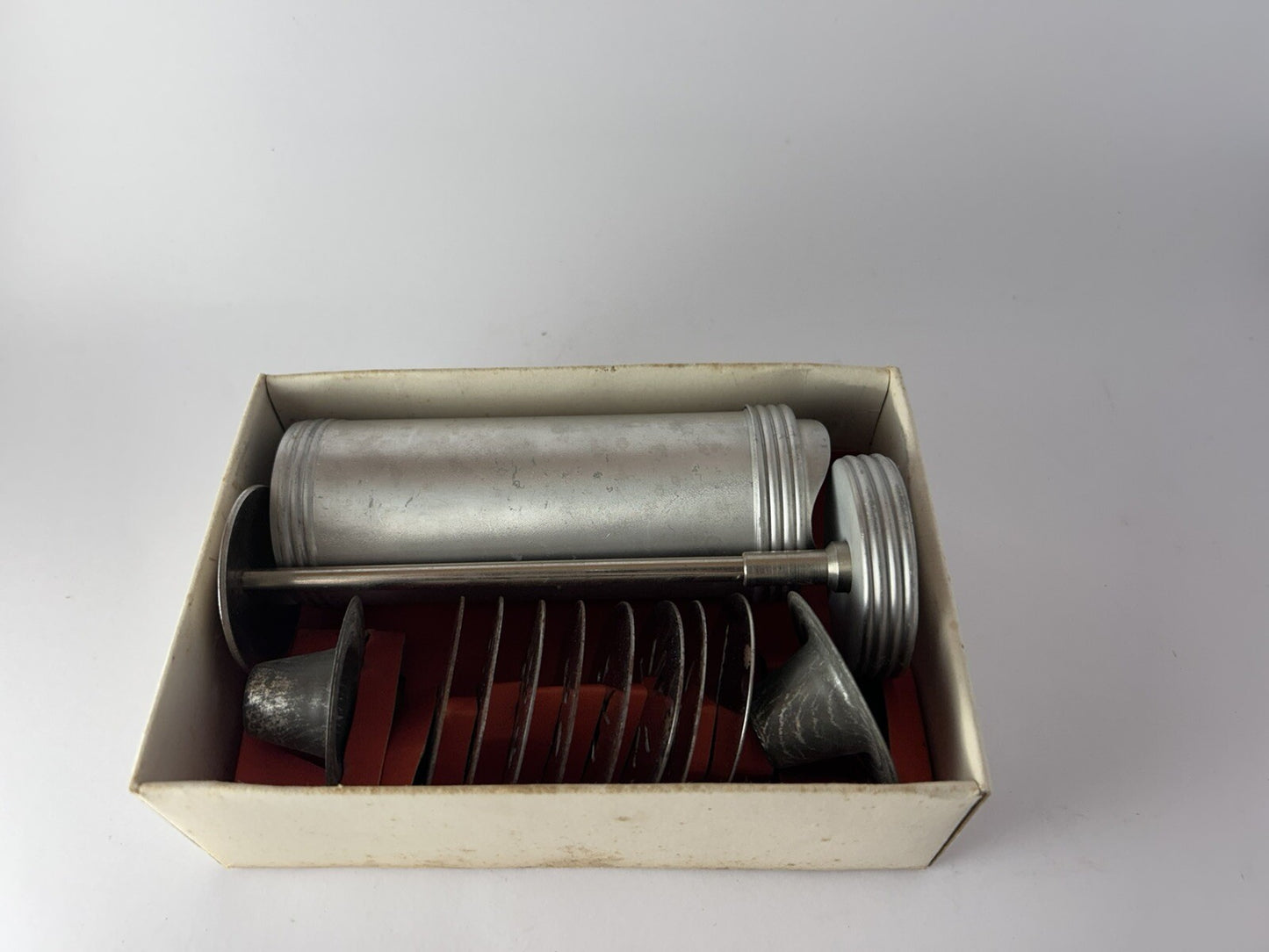 NUTBROWN Vintage Cookie & Biscuit Maker Original Box English Origin Kitchenalia 