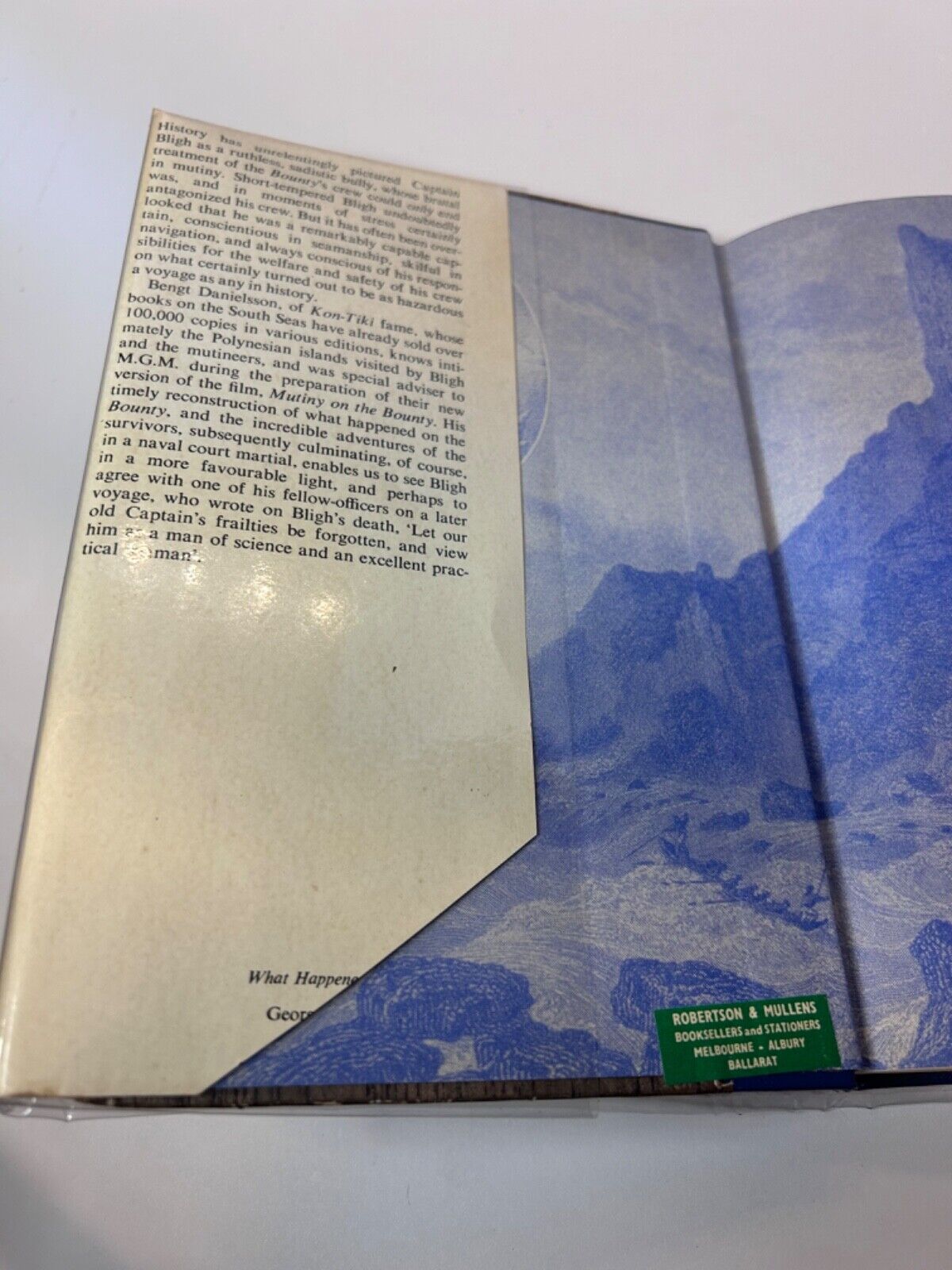 What Happened on the Bounty by Bengt Danielsson First Edition H/C D/J 1962