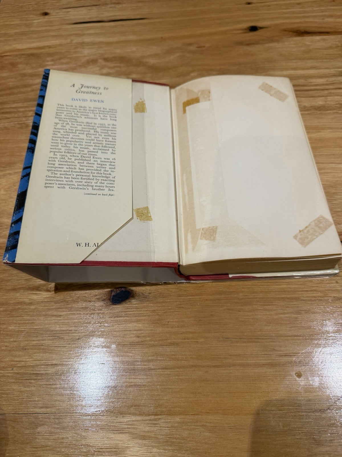 George Gershwin A Journey to Greatness David Ewen 1956 HC DJ Biography