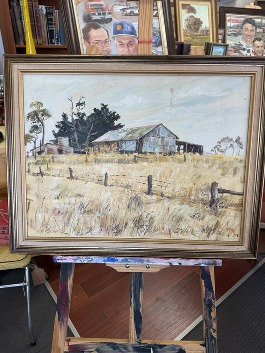Lyn Robins Original Oil Painting Near The Mount SA Australian Landscape Artist