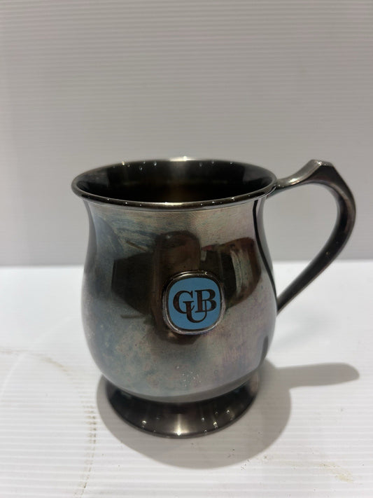Vintage CUB Carlton United Breweries Metal Beer Tankard Mug Barware