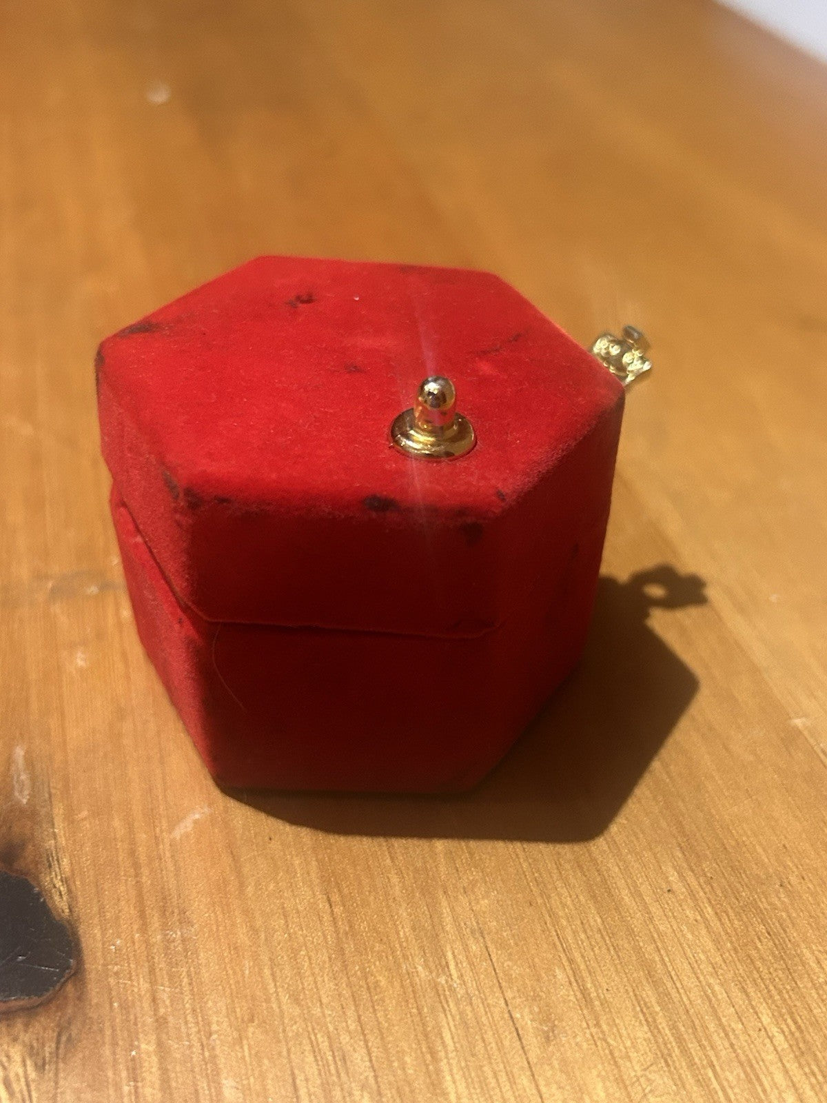 Miniature Pewter Nativity Set in Velvet Display Box Christmas Crèche Scene