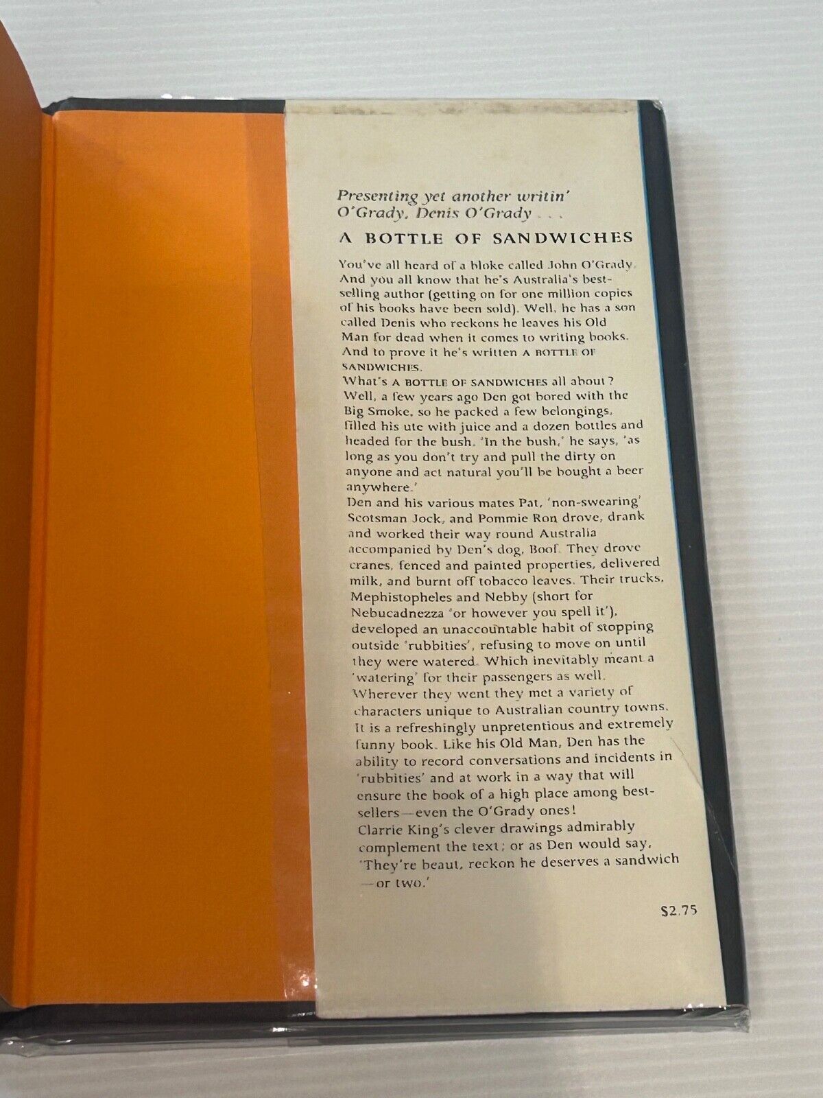 Gone Troppo by John O'Grady 1968 First Edition Hardcover & Dust Jacket