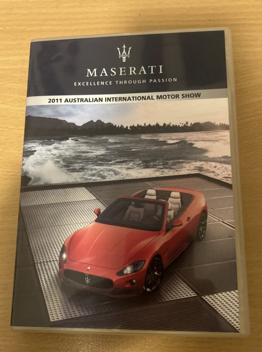 Maserati - 2011 Australian International Motor Show Media Kit CD/DVD