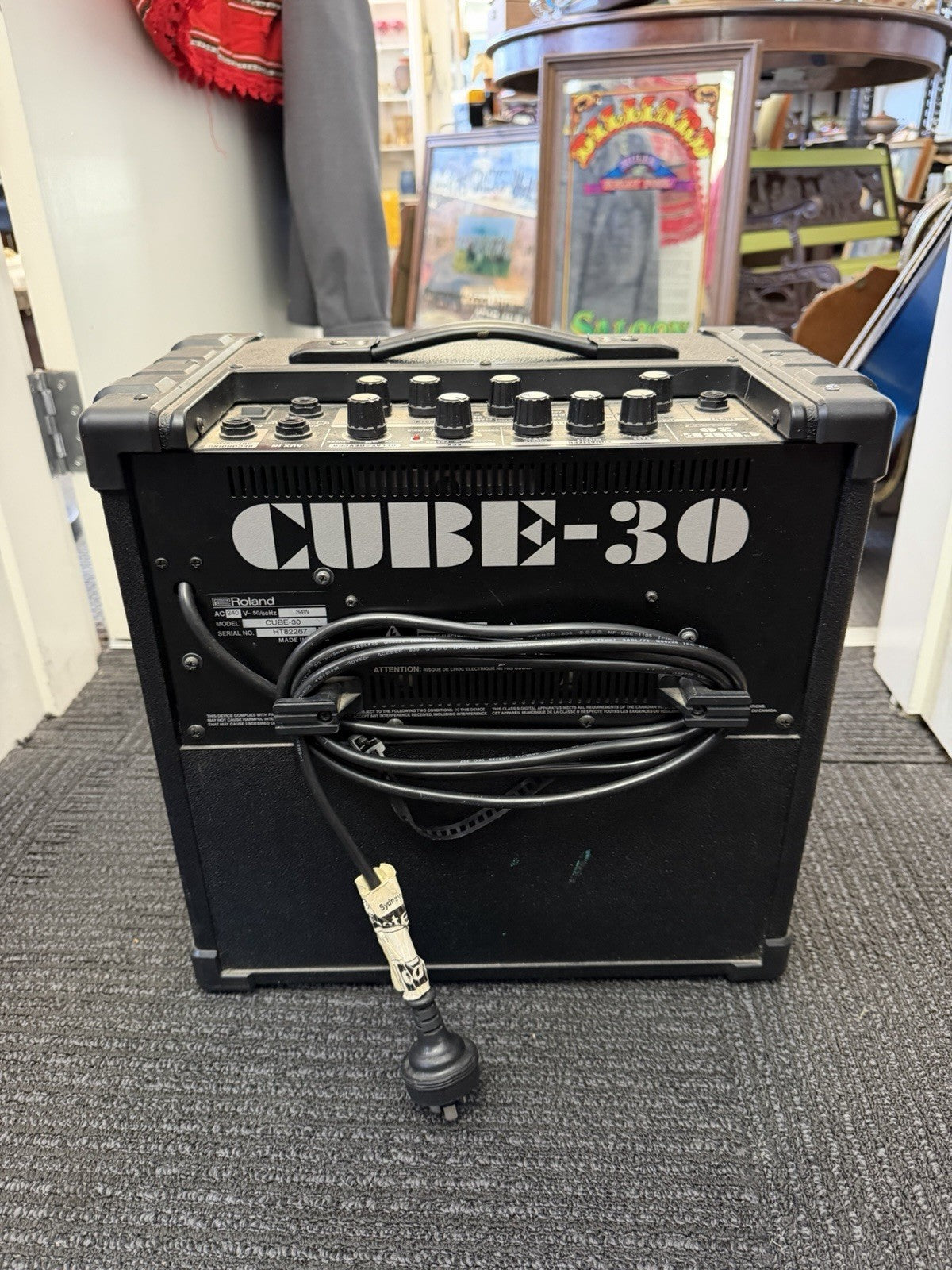 Roland Cube 30 COSM Guitar Amplifier 30W Effects Vintage Practice Amp