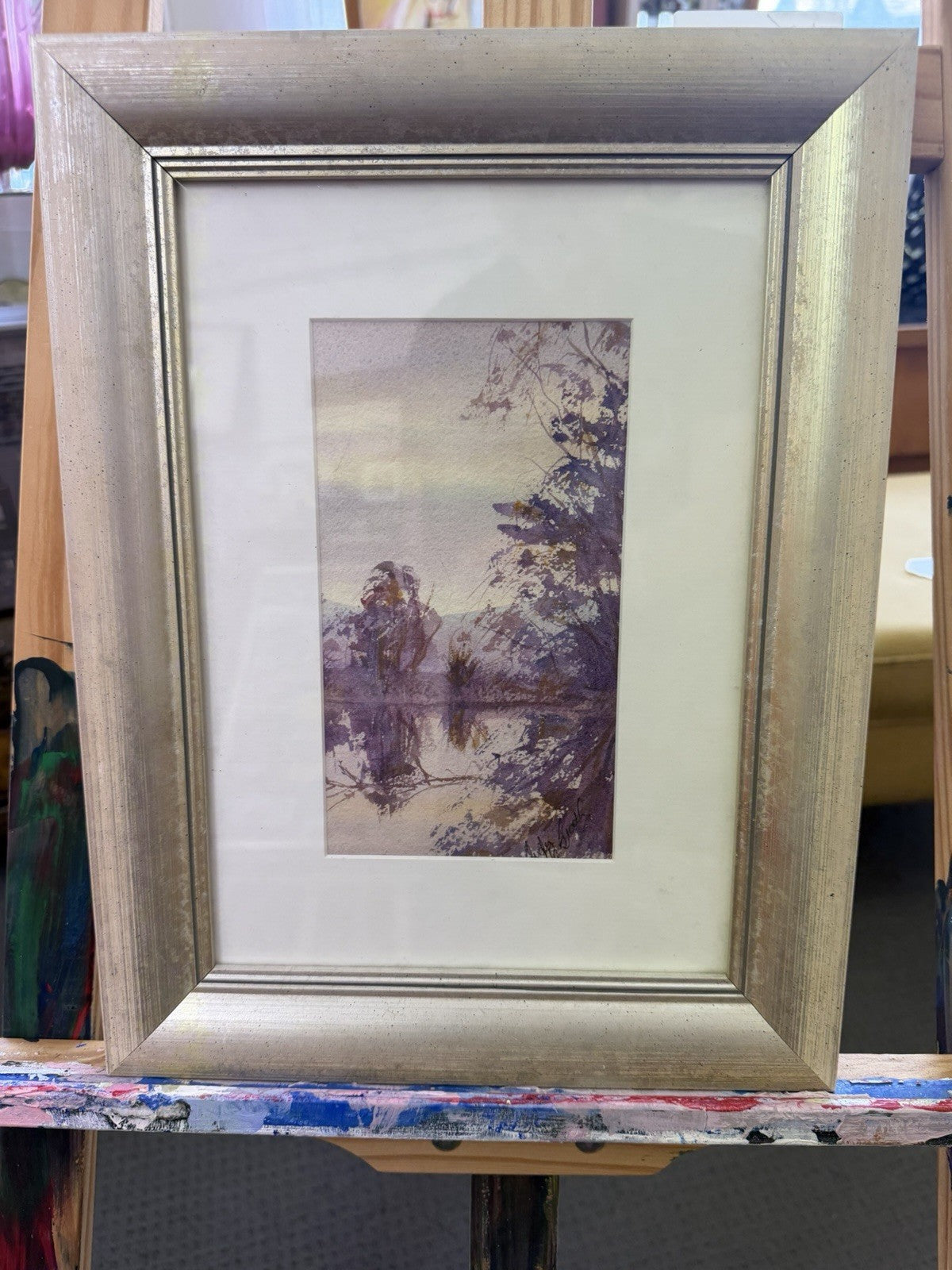 Judy McGrath Evening Beauty Original Watercolour Signed Australian Landscape