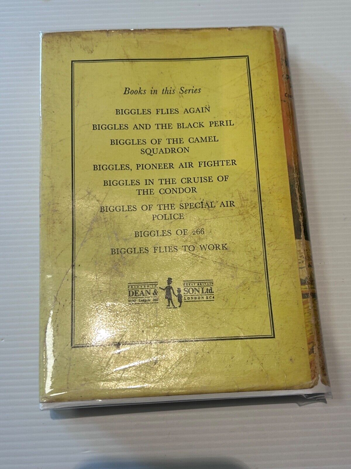 Biggles Of The Special Air Police 1960s Captain WE Johns with Dust Jacket