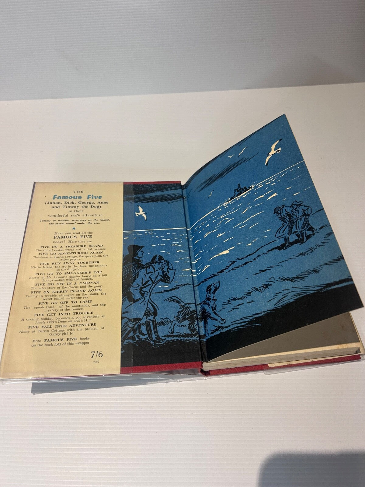 Five on Kirrin Island Again Enid Blyton 1954 8th Imp HC DJ H&S Famous Five