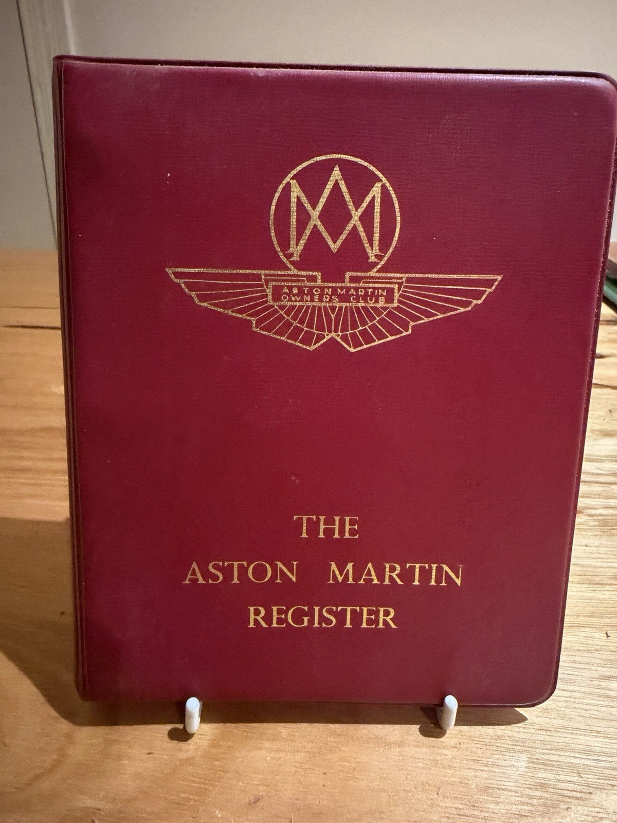 1974 Aston Martin Register AMOC First Loose-Leaf Issue Cars Members Rare