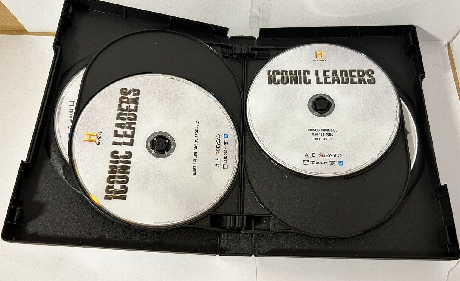 Iconic Leaders 5 Disc Box set. Region 4  (DVD, 2019)