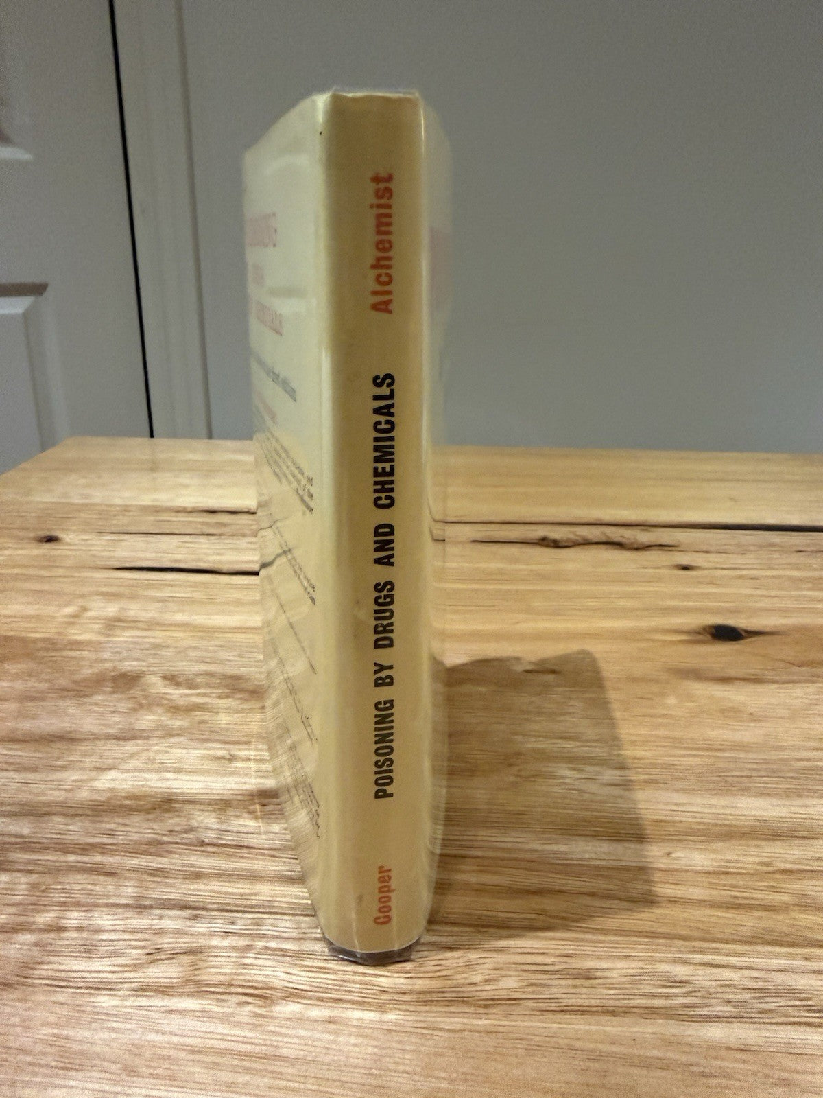 Peter Cooper Poisoning Drugs Chemicals 1962 2nd Ed Vintage Medical Toxicology