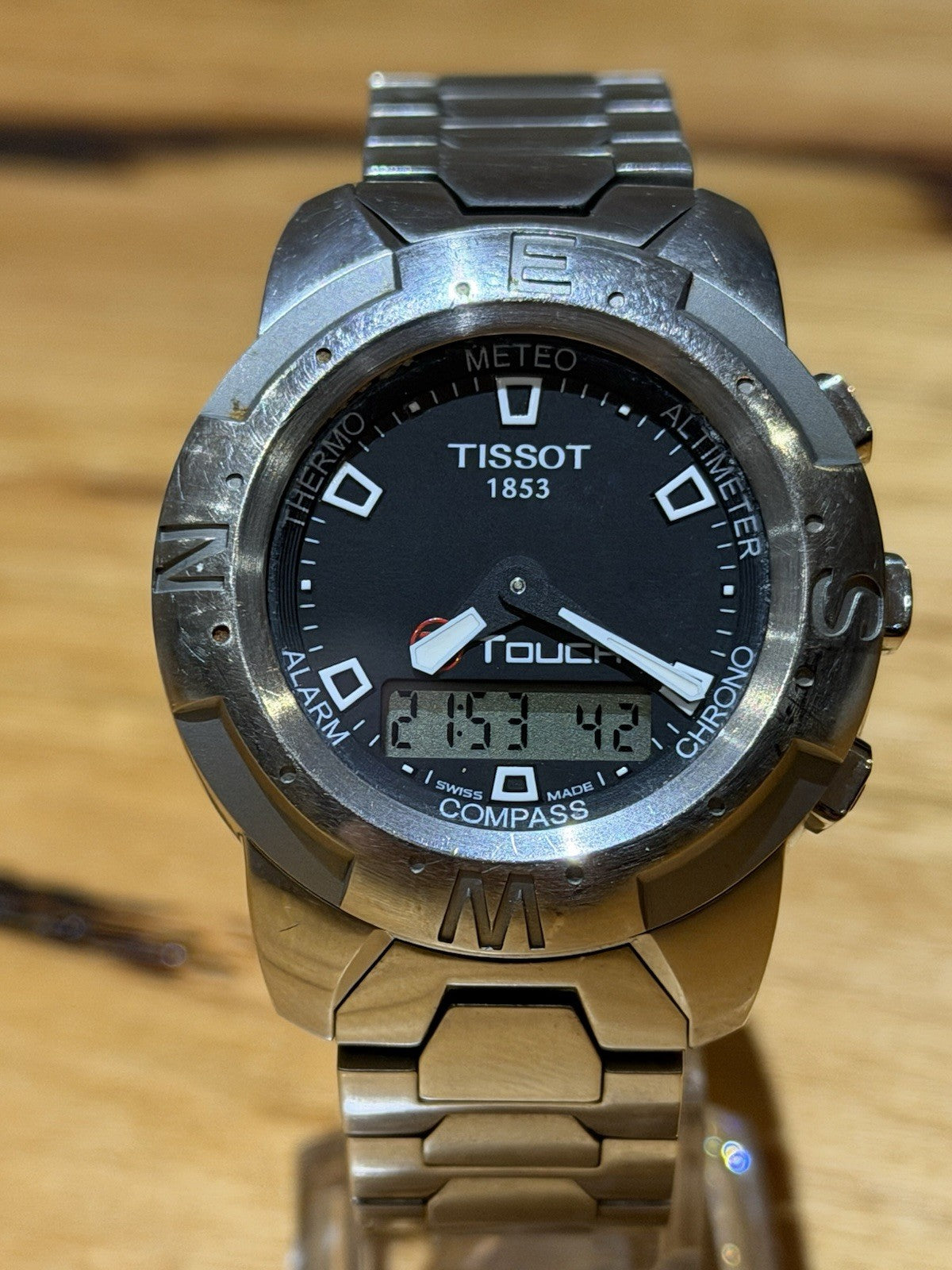 Tissot T-Touch T33.1.483.53 Men’s Steel Touch Screen Watch Z252/352