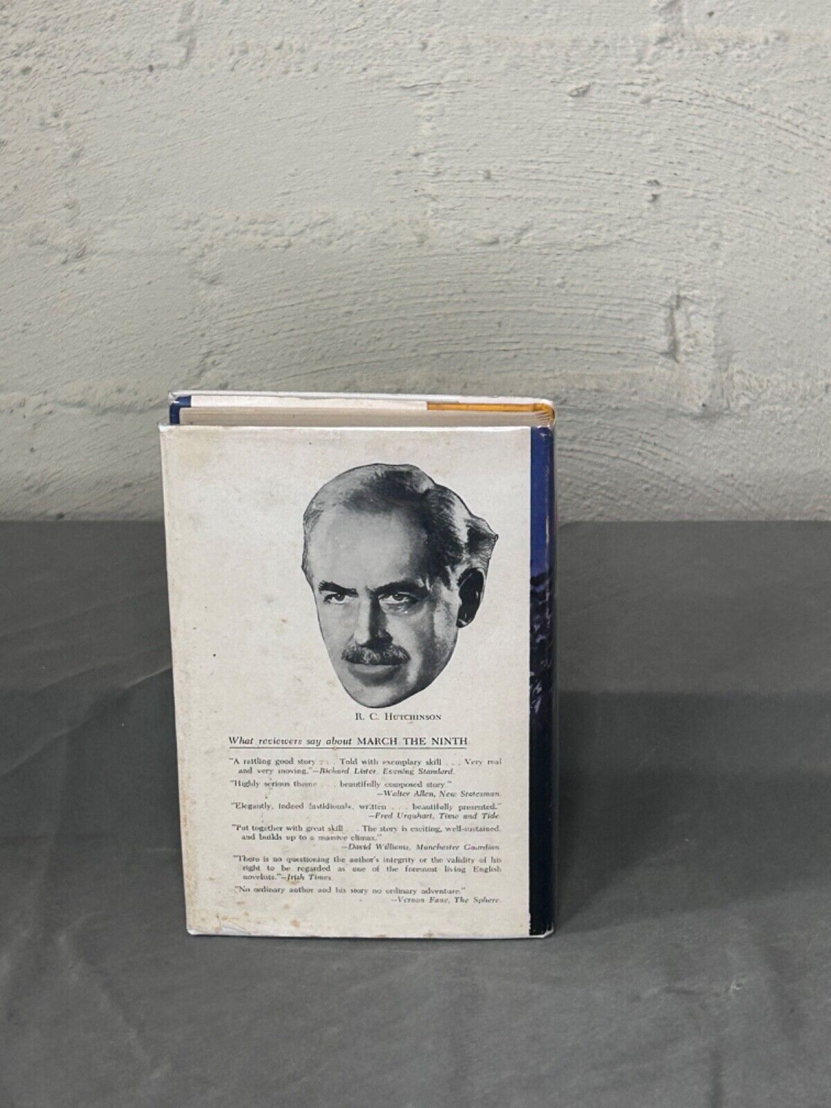 March The Ninth by R.C. Hutchinson. Hardcover and Dust Jacket 1957