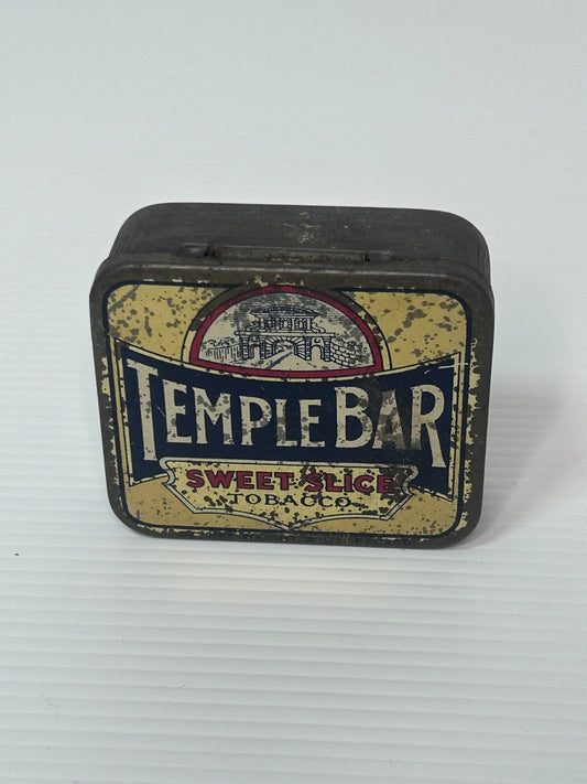 Vintage Temple Bar Sweet Slice Tobacco Tin – Graphic Wear, Early 1900s