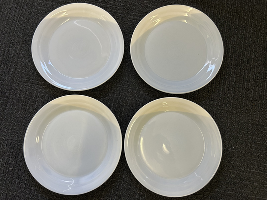 Royal Doulton 1815 White/Blue Porcelain Dinner Plates 26cm Set of 4 England