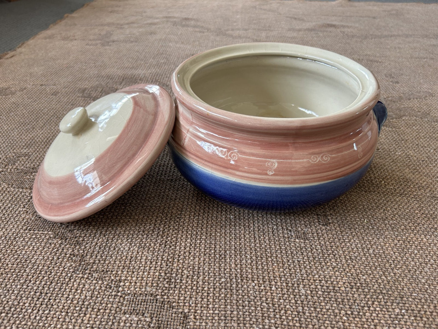 Wagener & Ryder Australian Studio Pottery Lidded Casserole 4L c1980s