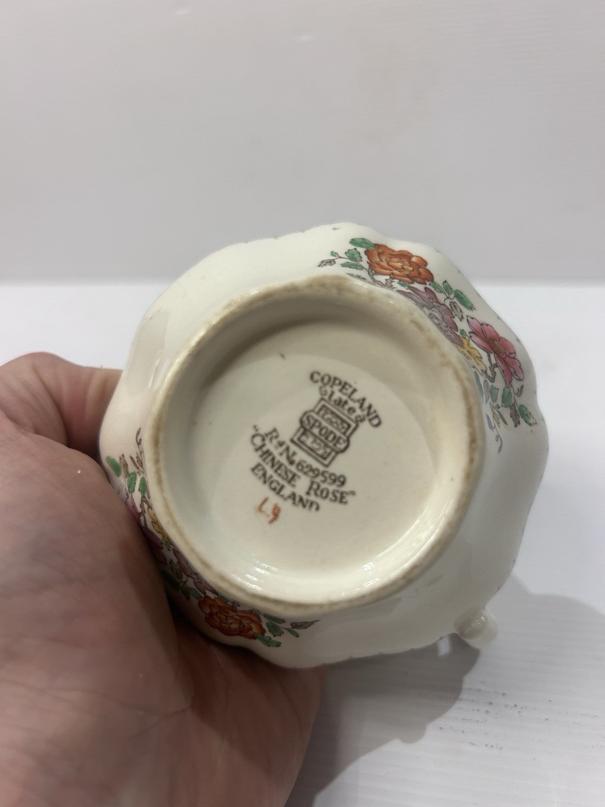 Vintage Copeland Spode “Chinese Rose” Jug – Rd No. 655599 – England – c.1916