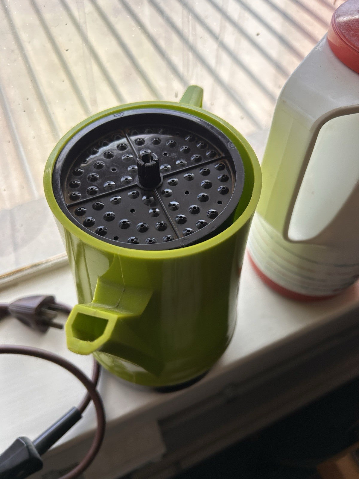 Vintage GE Poly-Brew Electric Coffee Percolator Avocado Green Mid Century