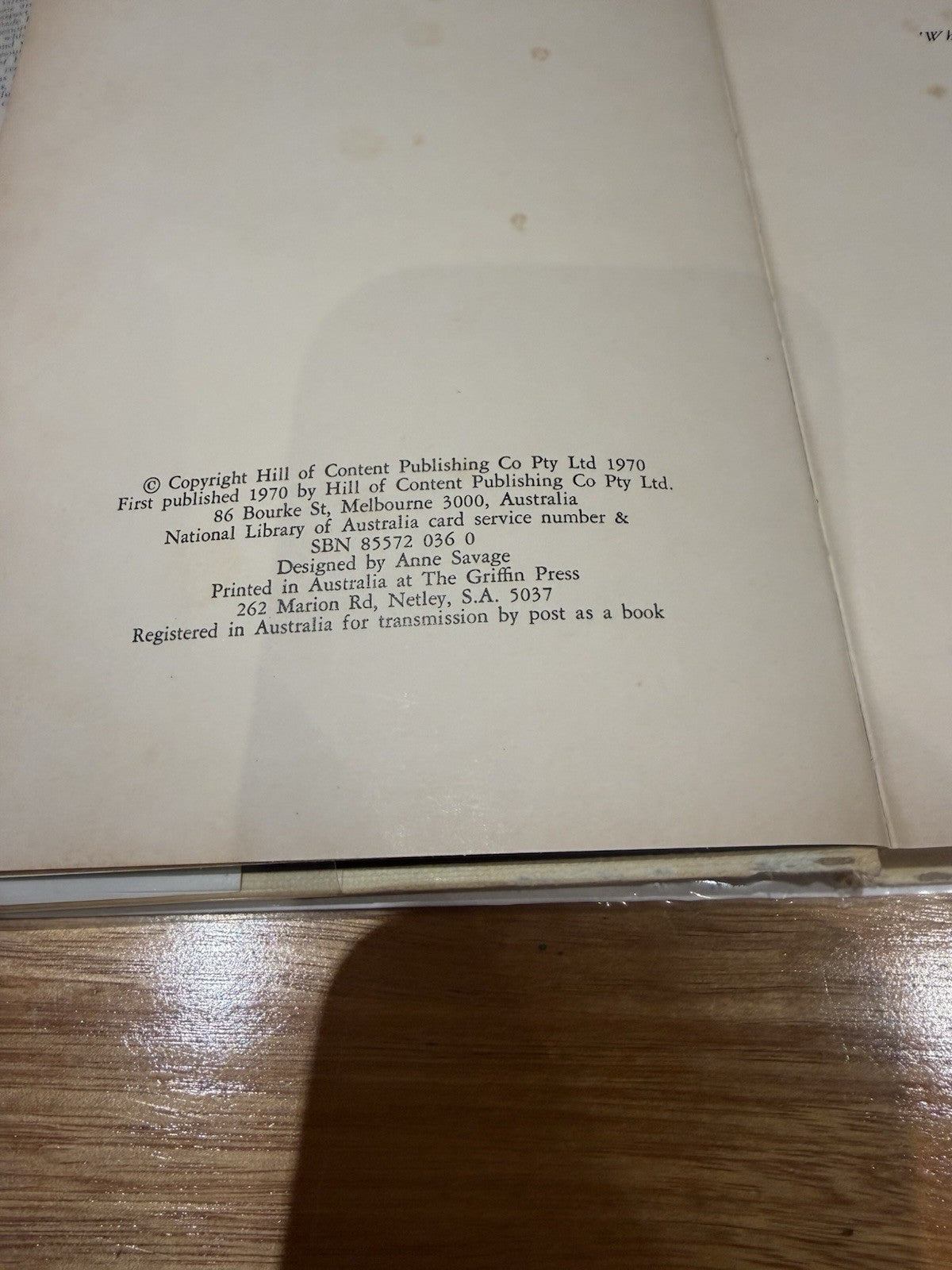 Bill Wannan An Australian Book of Days 1970 1st Ed HC DJ Australiana Anthology