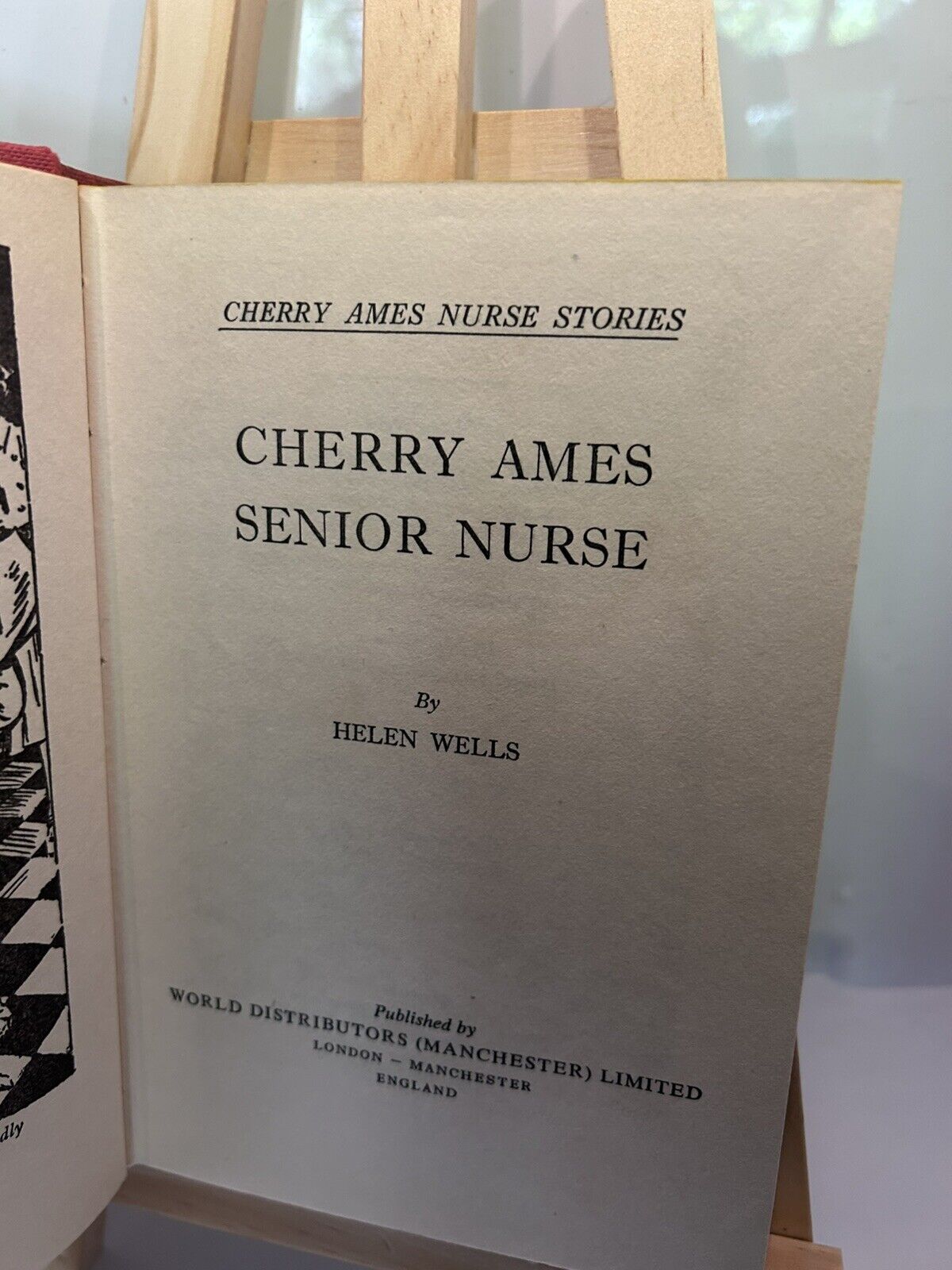 Vintage Cherry Ames Senior Nurse 1957 by Helen Wells with Dust Jacket