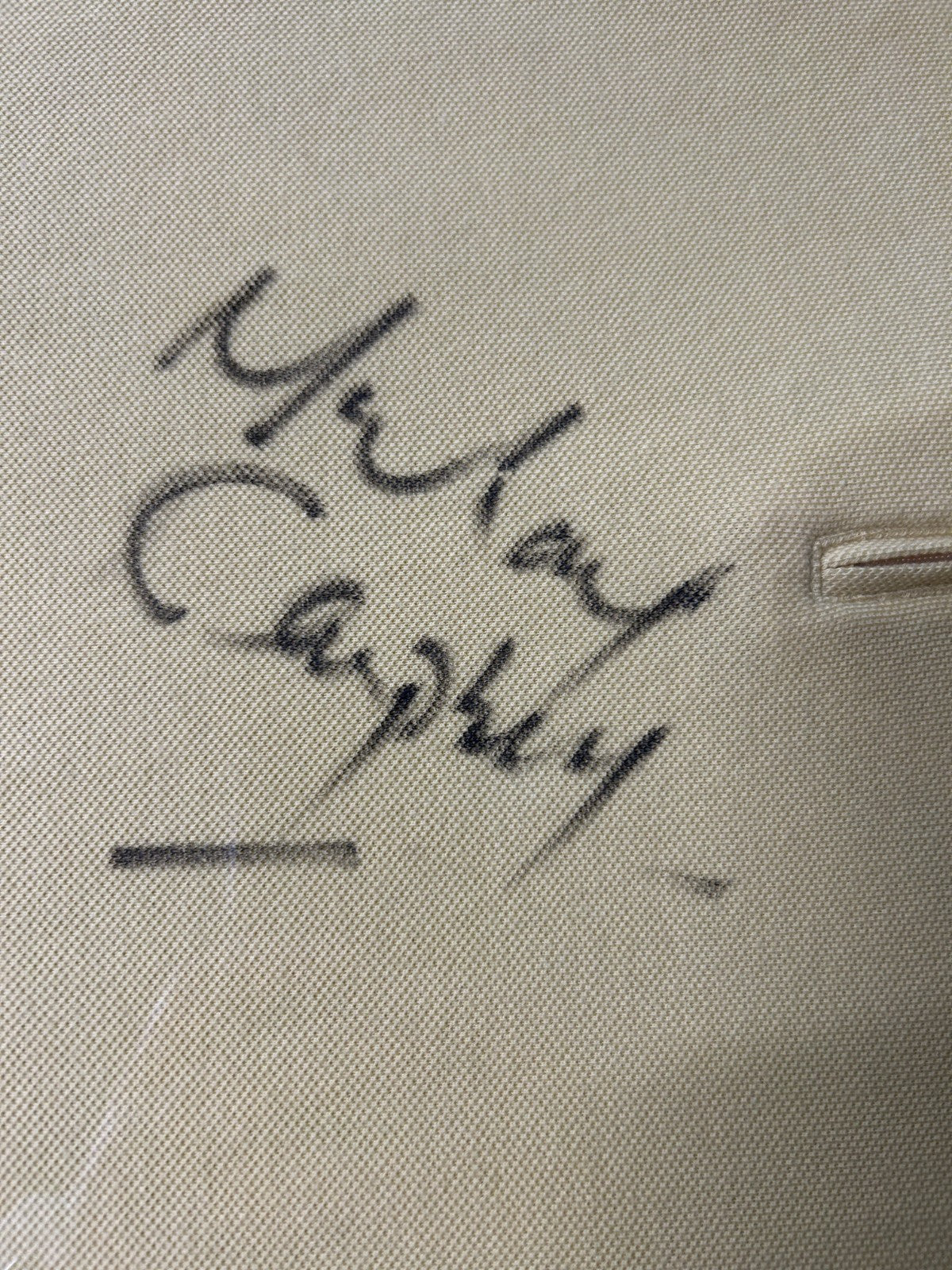 Michael Campbell NZ Golfer signed Nike Polo US Open Winner Early Career Item