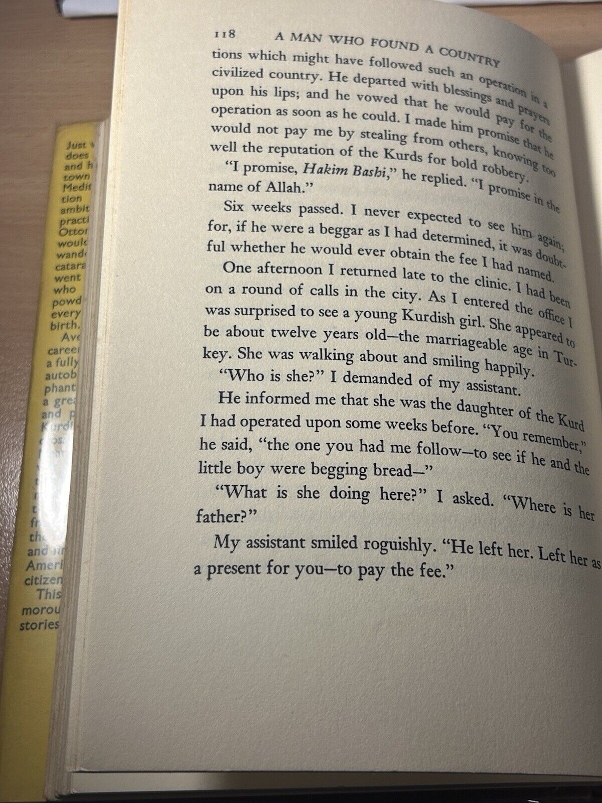 Nakashian, A  (Dr.) .. A Man Who Found a Country 1st UK Edition 1941