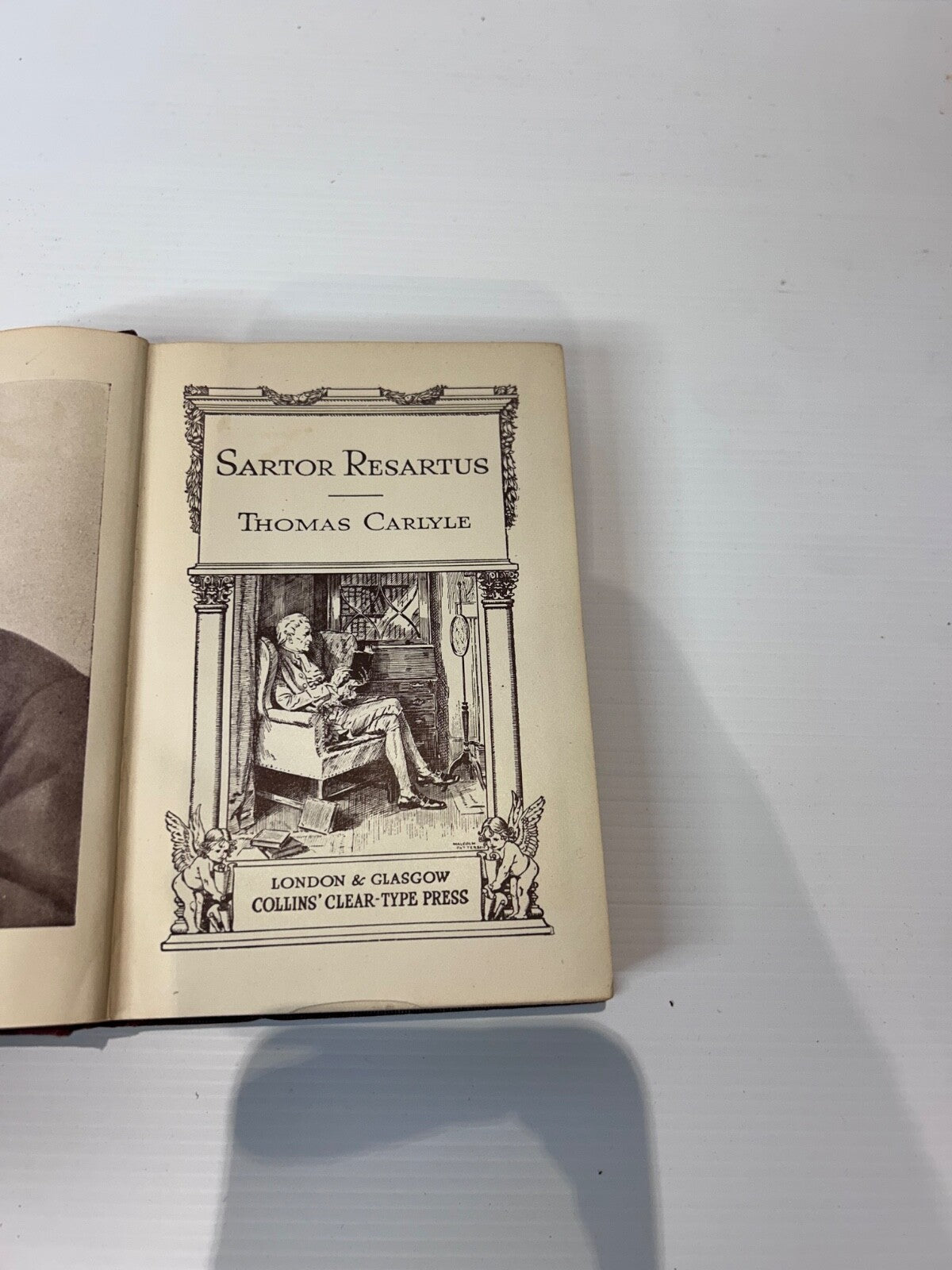 Sartor Resartus Thomas Carlyle HC Collins Clear-Type Press 268pp c.1900s
