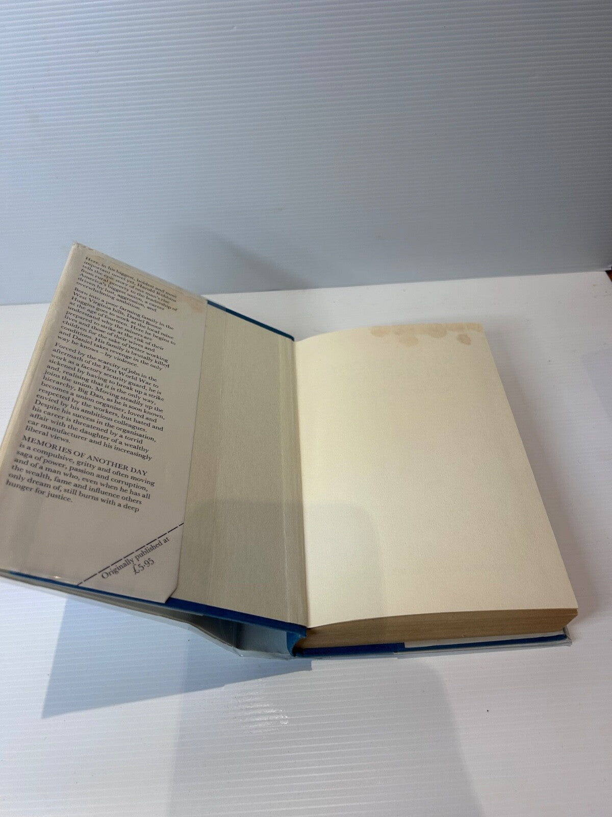 Harold Robbins Memories of Another Day HC DJ 1980 Book Club Edition UK