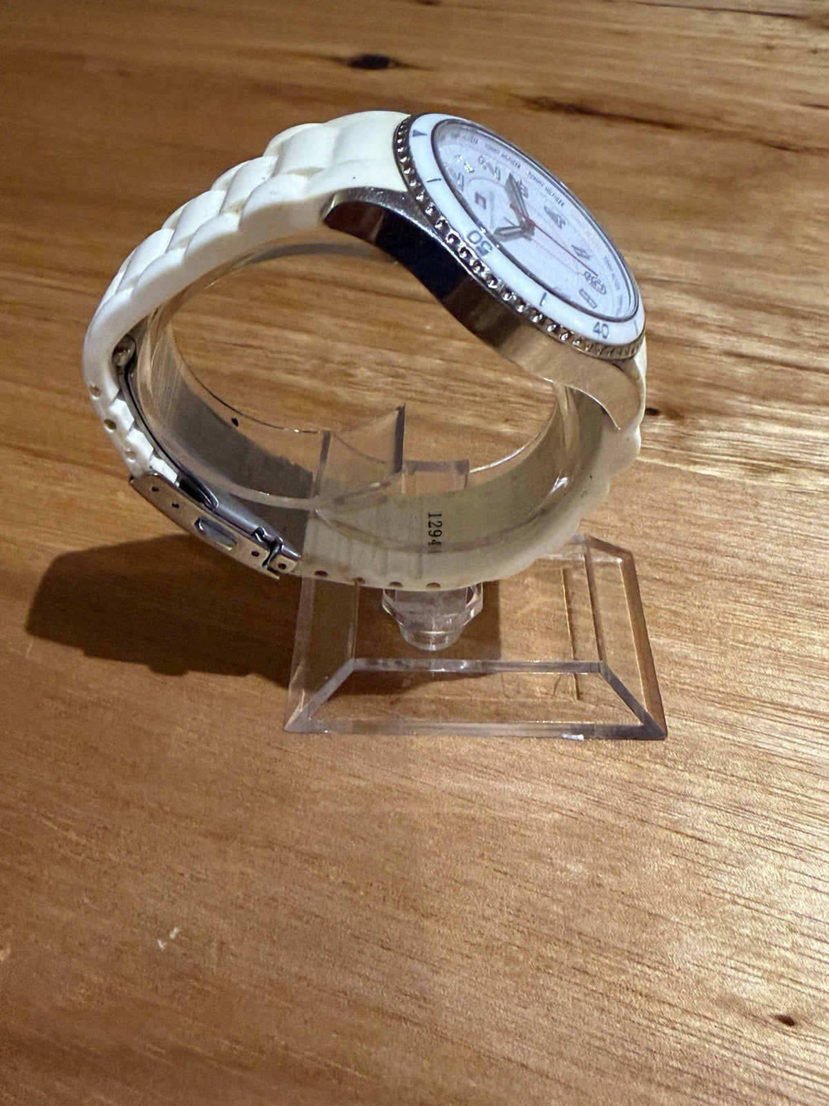 Tommy Hilfiger TH.147.3.29.1057 White Silicone Ladies Quartz Watch Working