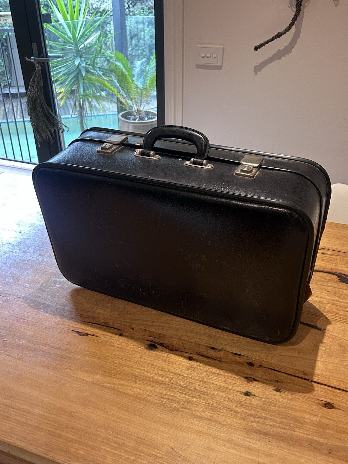 Vintage 1950s P&O Orient Lines Cabin Suitcase Orcades Cheney Latches 54x33cm