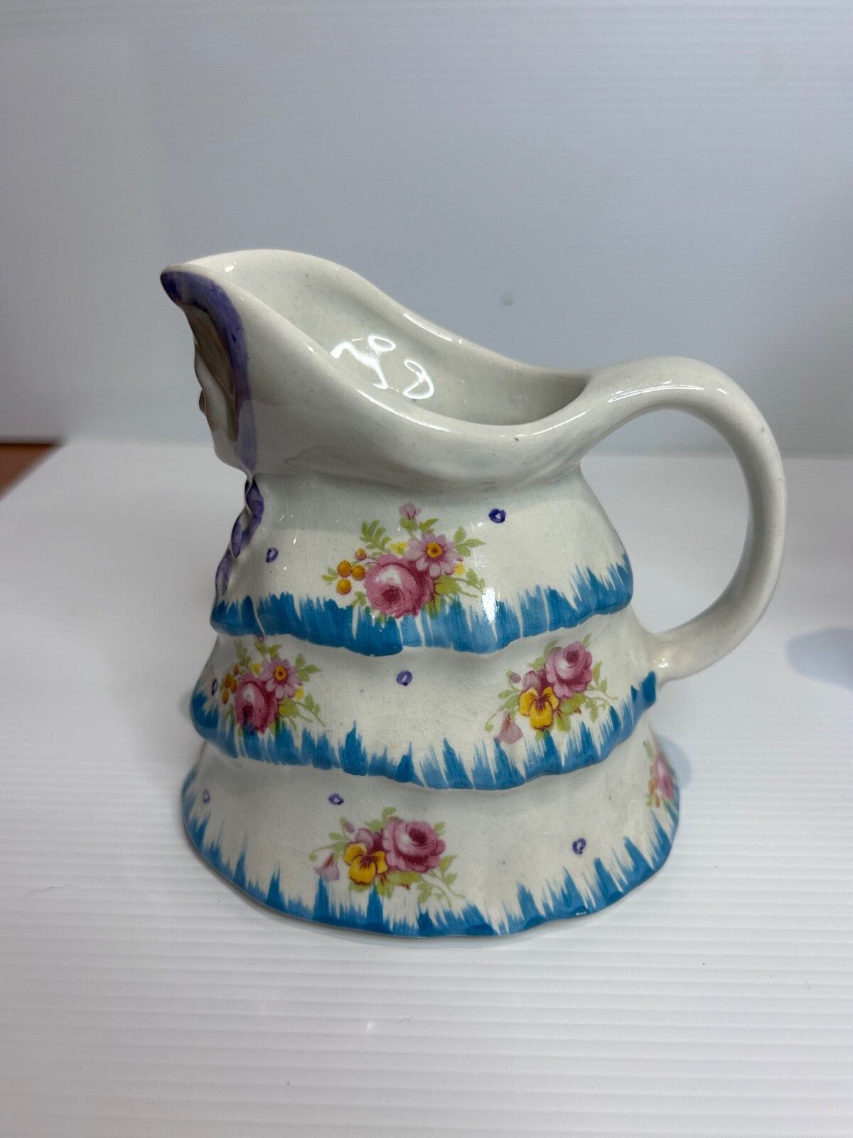 Vintage 1930s “Little Old Lady” Teapot Trio Set – Made in England – Handpainted