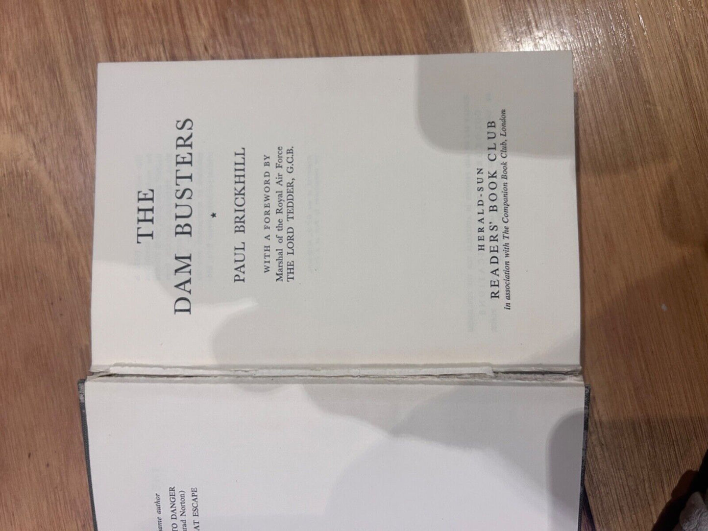 The Dam Busters Paul Brickhill Hardcover 1953 Royal Air Force World War II