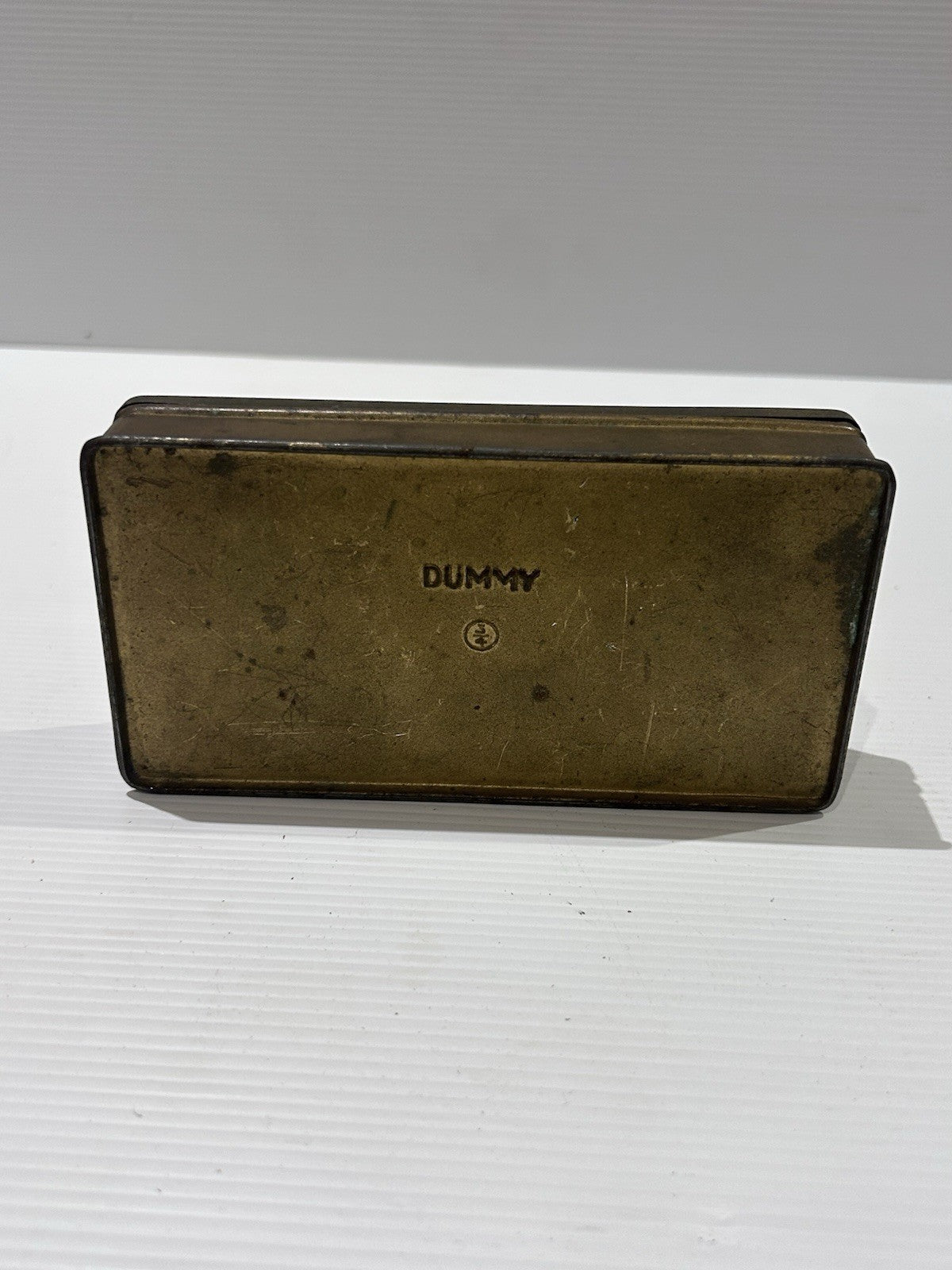 Vintage Polo Cigarettes Tobacco Metal Tin Smoking Tobacciana Collectible Patina