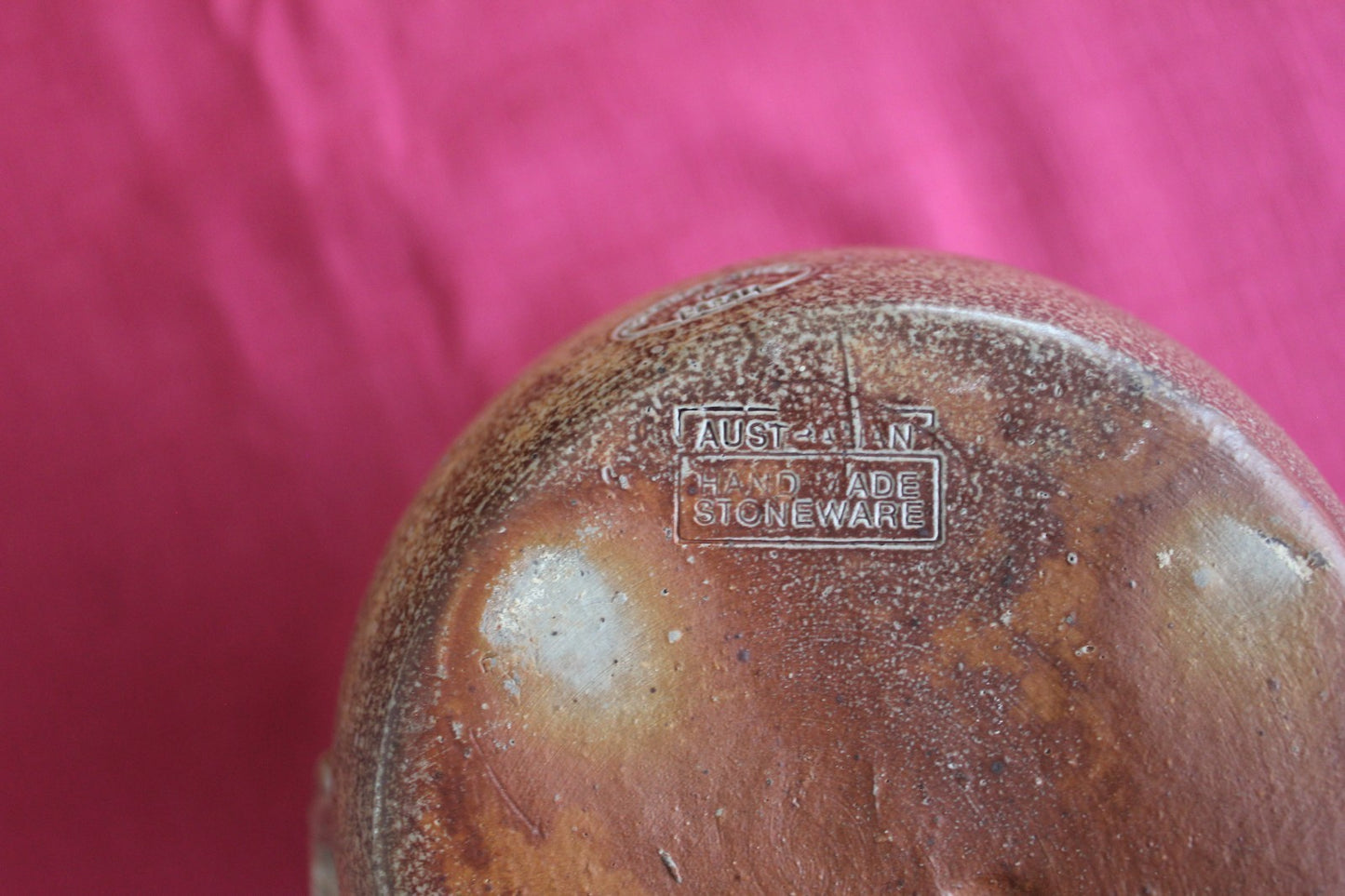 Bendigo Pottery Lidded Stoneware Crock – Australian Handmade – Rustic Studio Pot