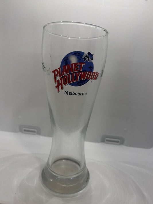 Planet Hollywood Melbourne  Collectable Tall Glass - CLOSED LOCATION
