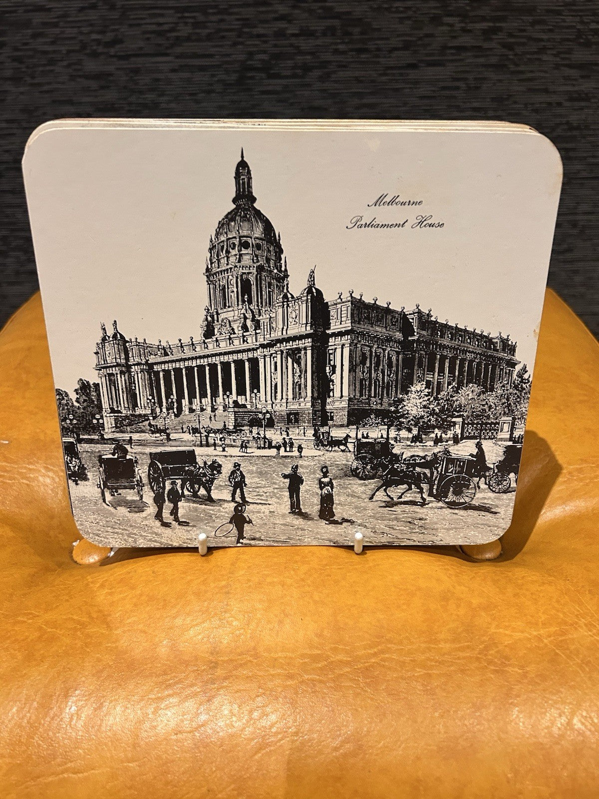 Vintage 1970s Princess Table Mats Melbourne Scenes Set 6 Boxed