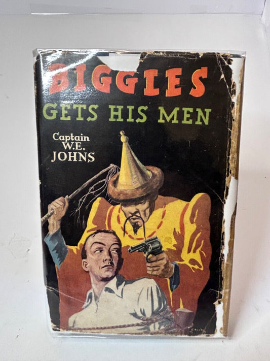 Biggles Gets His Men, Captain W.E Johns, 1950  1st Edition, Hodder & Stoughton