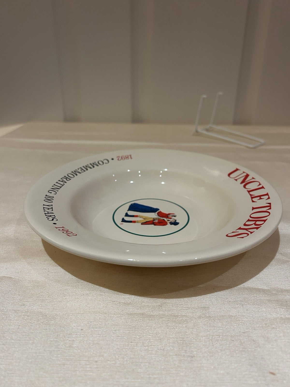 Uncle Tobys 1892–1992 Centenary Porridge Bowl Plate Ltd Ed 1018 Australia