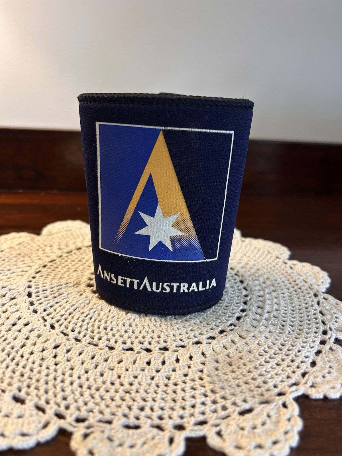 Ansett Australia Airline Stubby Holder Vintage 1990s Promo Souvenir Collectable