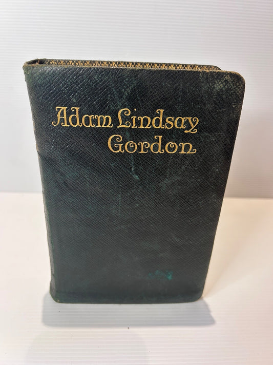 Poetical Works of Adam Lindsay Gordon HC Ward Lock c1900 Gilt Leather 304pp